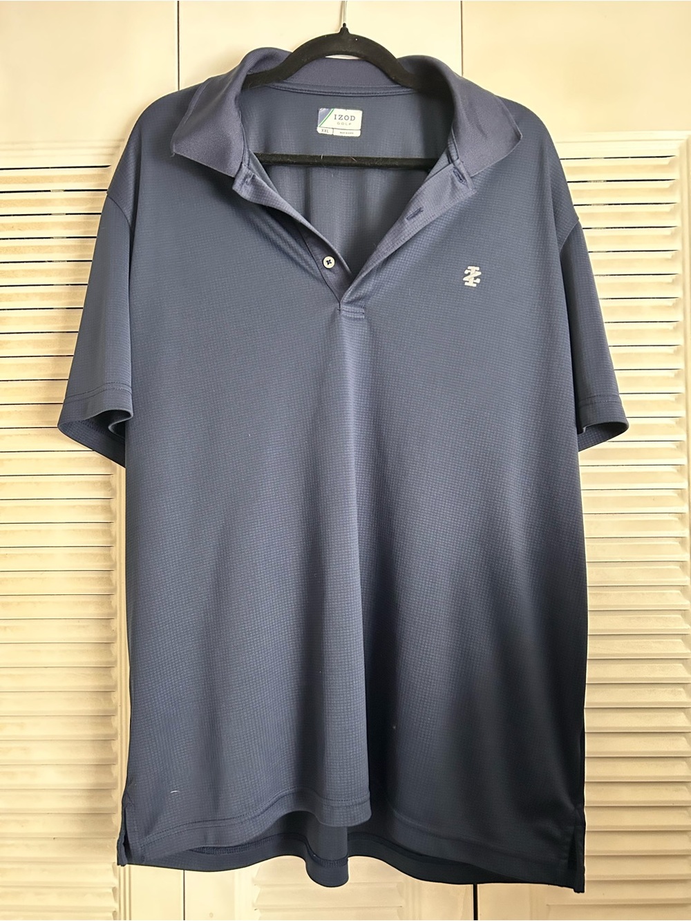 IZOD Golf Navy Blue Performance Polo Shirt XXL